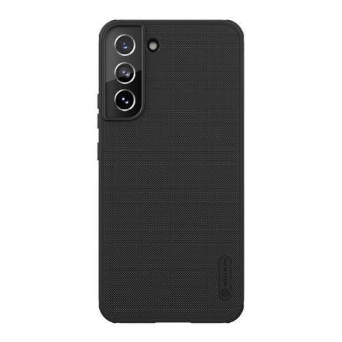NILLKIN SUPER FROSTED PRO műanyag telefonvédő (ütésállóság, gumírozott, érdes felület) FEKETE