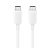 SAMSUNG adatkábel (Type-C - Type-C, EP-DN980BWE, gyorstöltő, 100cm) FEHÉR