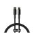 BASEUS adatkábel (Type-C - lightning, 20W, PD gyorstöltő, törésgátló, 100cm) FEKETE