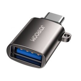 JOYROOM adapter (USB aljzat - Type-C, adatátvitel és töltés, OTG) FEKETE   JOYROOM adapter (USB aljzat - Type-C, adatátvitel és töltés, OTG) FEKETE