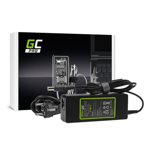 GREEN CELL PRO töltő és AC adapter (20V/4.5A, 90W, DC csatlakozó (7.7-5.5mm) Lenovo B580 B590 kompatibilis) FEKETE