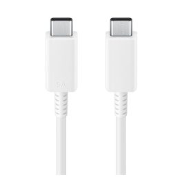   SAMSUNG adatkábel (Type-C - Type-C, 5A, 100W, gyorstöltő, 180cm) FEHÉR