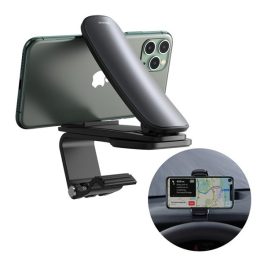   BASEUS BIG MOUTH PRO autós tartó (műszerfalra, csíptethető, 360°) FEKETE