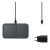 SAMSUNG asztali töltő (15W, gyorstöltő, wireless, dual + hálózati töltő) FEKETE