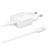 SAMSUNG hálózati töltő Type-C aljzat (15W, PD gyorstöltő + Type-C kábel) FEHÉR