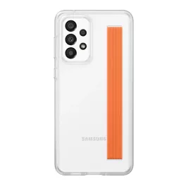   SAMSUNG szilikon telefonvédő (matt + kézpánt) ÁTLÁTSZÓ