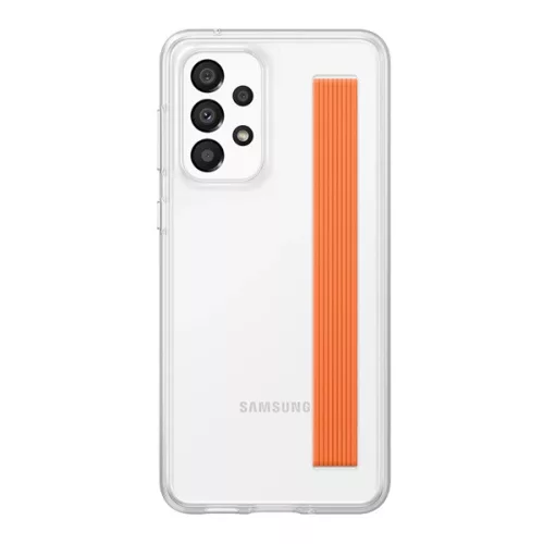 SAMSUNG szilikon telefonvédő (matt + kézpánt) ÁTLÁTSZÓ