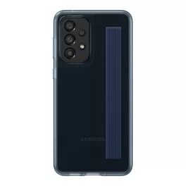 SAMSUNG szilikon telefonvédő (matt + kézpánt) FEKETE