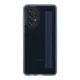 SAMSUNG szilikon telefonvédő (matt + kézpánt) FEKETE