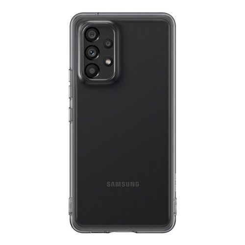 SAMSUNG szilikon telefonvédő ÁTLÁTSZÓ/FEKETE