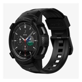 SPIGEN RUGGED ARMOR PRO pótszíj (egyedi méret, szilikon, ütésállóság + szilikon keret) FEKETE   SPIGEN RUGGED ARMOR PRO pótszíj (egyedi méret, szilikon, ütésállóság + szilikon keret) FEKETE