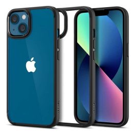   SPIGEN ULTRA HYBRID műanyag telefonvédő (ütésállóság, légpárnás keret) ÁTLÁTSZÓ/FEKETE