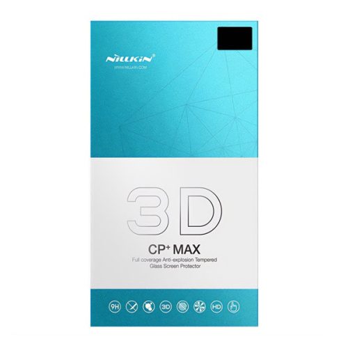 NILLKIN CP+MAX képernyővédő üveg (3D, UV szűrés, 0.33mm, 9H) FEKETE