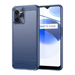 Szilikon telefonvédő (ütésállóság, légpárnás sarok, szálcsiszolt, karbon minta) SÖTÉTKÉK   Szilikon telefonvédő (ütésállóság, légpárnás sarok, szálcsiszolt, karbon minta) SÖTÉTKÉK