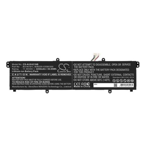 CAMERON SINO Li-Ion akku (11.55V/3450mAh, Asus B0B200-03580300 kompatibilis)