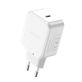   DUX DUCIS C100 hálózati töltő Type-C aljzat (30W, PD gyorstöltő) FEHÉR