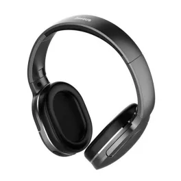   BASEUS ENCOK D02 PRO bluetooth fejhallgató SZTEREO (v5.0, mikrofon, zajszűrő, összehajtható + 3.5mm jack kábel) FEKETE