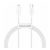 BASEUS SUPERIOR adatkábel (Type-C - lightning, 20W, PD gyorstöltő, törésgátló, 100cm) FEHÉR