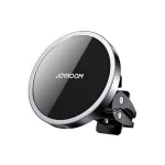 JOYROOM autós tartó (szellőzőre, 360°, 15W, wireless, mágneses) FEKETE
