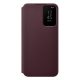 SAMSUNG tok álló (aktív FLIP, oldalra nyíló, Smart View Cover) BURGUNDY