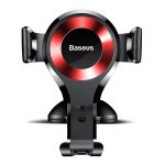 BASEUS OSCULUM autós tartó (műszerfalra, szélvédőre, tapadókorongos, gravitációs, állítható kar) PIROS