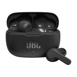  JBL WAVE 200 bluetooth fülhallgató SZTEREO (v5.0, TWS, cseppálló, mélyhang kiemelés + töltőtok) FEKETE