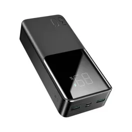   JOYROOM vésztöltő 2 USB+Type-C+lightning (30000mAh, 22.5W, PD gyorstöltő 3.0) FEKETE