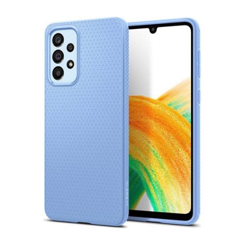 SPIGEN LIQUID AIR szilikon telefonvédő (ütésállóság, légpárnás sarok, rombusz) VILÁGOSKÉK