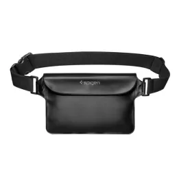   SPIGEN A620 tok fekvő (univerzális, derékra rögzíthető övtáska, vízálló, 220x150mm, SPORT) FEKETE