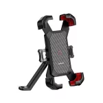JOYROOM motoros telefontartó (tükörre rögzíthető, 4.7 - 7" méret) FEKETE