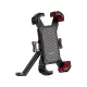 JOYROOM motoros telefontartó (tükörre rögzíthető, 4.7 - 7" méret) FEKETE