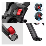 JOYROOM motoros telefontartó (tükörre rögzíthető, 4.7 - 7" méret) FEKETE