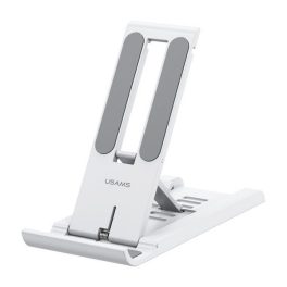   USAMS asztali tartó (univerzális, műanyag, csúszásgátló, állítható, hordozható, 4.7-12" méret) FEHÉR