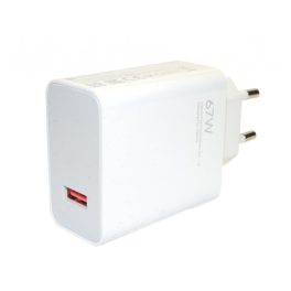   XIAOMI hálózati töltő USB aljzat (67W, gyorstöltő) FEHÉR