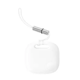   BASEUS T2PRO bluetooth nyomkövető (kulcstartóra, táskára, autóba, valós idejű nyomkövetés, CR2032 elem) FEHÉR