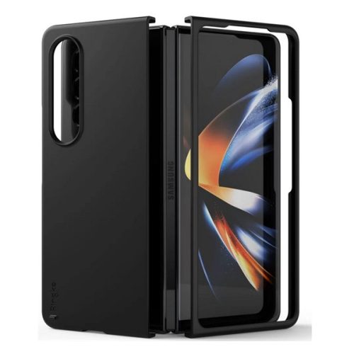 SPIGEN AIRSKIN szilikon telefonvédő (ütésállóság) FEKETE