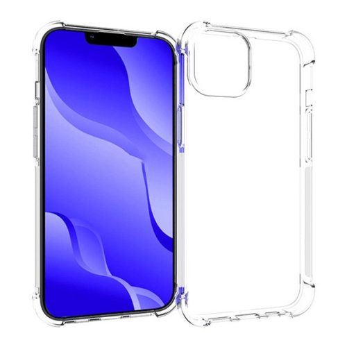 Szilikon telefonvédő (ütésállóság, légpárnás sarok) ÁTLÁTSZÓ