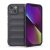 Szilikon telefonvédő (ütésállóság, kameravédő, 3D) SÖTÉTSZÜRKE