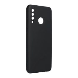 Szilikon telefonvédő (matt, mikrofiber plüss karcolásmentesítő belső, prémium) FEKETE   Szilikon telefonvédő (matt, mikrofiber plüss karcolásmentesítő belső, prémium) FEKETE