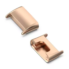   Óraszíj csatlakozó adapter (egyedi méret, 1 pár, átalakító, fém, 18mm) ROZÉARANY