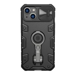   NILLKIN CAMSHIELD ARMOR PRO defender szilikon telefonvédő (ütésállóság, tartógyűrű) FEKETE