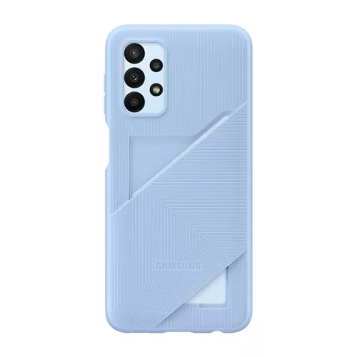 SAMSUNG szilikon telefonvédő (kártyazseb) VILÁGOSKÉK