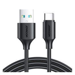   JOYROOM adatkábel (USB - Type-C, 3A, PD gyorstöltő, 100cm) FEKETE