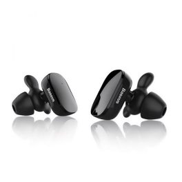   BASEUS ENCOK W02 bluetooth fülhallgató SZTEREO (v4.2, TWS, mikrofon, zajszűrő, multipoint + töltőtok) FEKETE