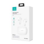 USAMS SM01 bluetooth fülhallgató SZTEREO (v5.0, TWS, mikrofon, zajszűrő + töltőtok) FEHÉR