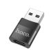 HOCO UA17 adapter (USB - Type-C aljzat, adatátvitel és töltés, OTG) FEKETE