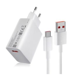 XIAOMI hálózati töltő USB aljzat (33W, PD gyorstöltő + Type-C kábel) FEHÉR   XIAOMI hálózati töltő USB aljzat (33W, PD gyorstöltő + Type-C kábel) FEHÉR