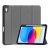 Tok álló, bőr hatású (aktív FLIP, oldalra nyíló, TRIFOLD, asztali tartó, ceruza tartó) SÖTÉTSZÜRKE