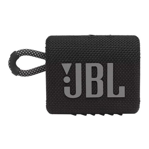 JBL GO3 bluetooth hordozható hangszóró (750mAh belső akku, 4.2W, vízálló, porálló) FEKETE