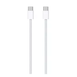   APPLE adatkábel (Type-C - Type-C, szőtt borítású, 100cm) FEHÉR